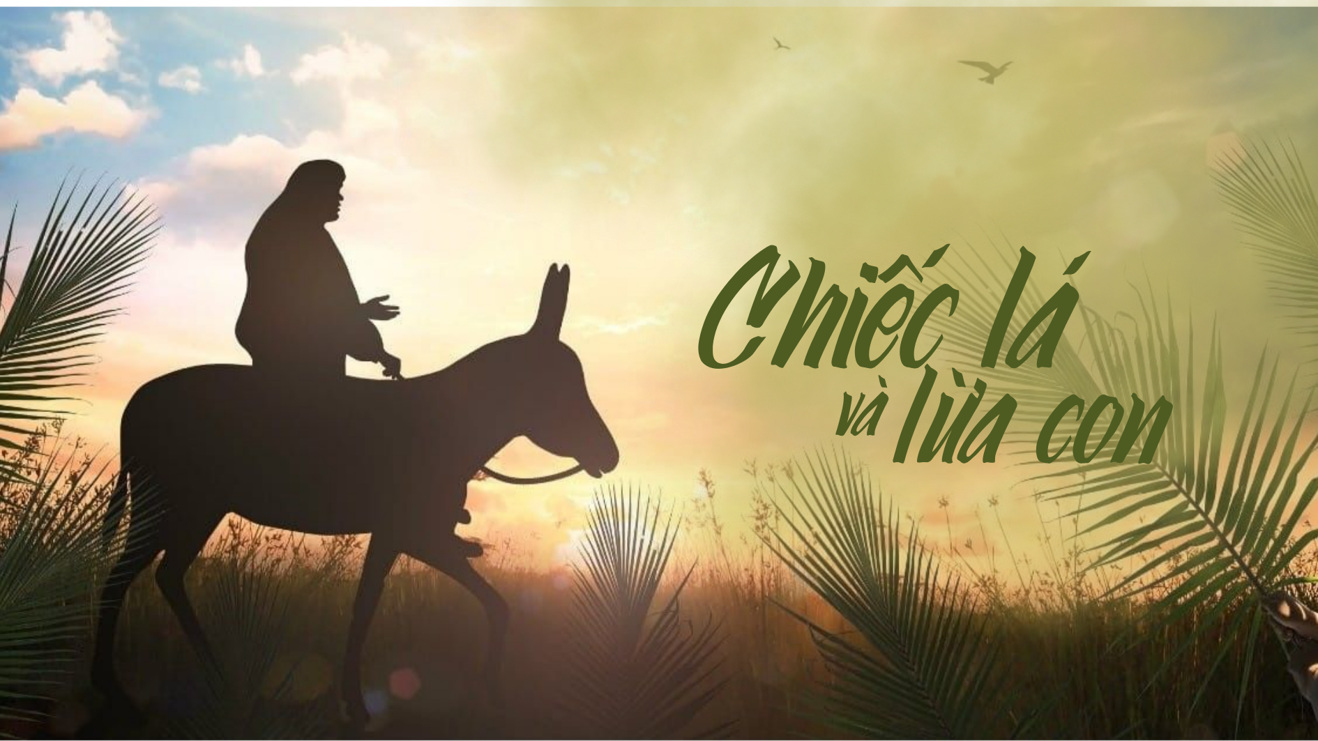 Chiếc lá và lừa con 